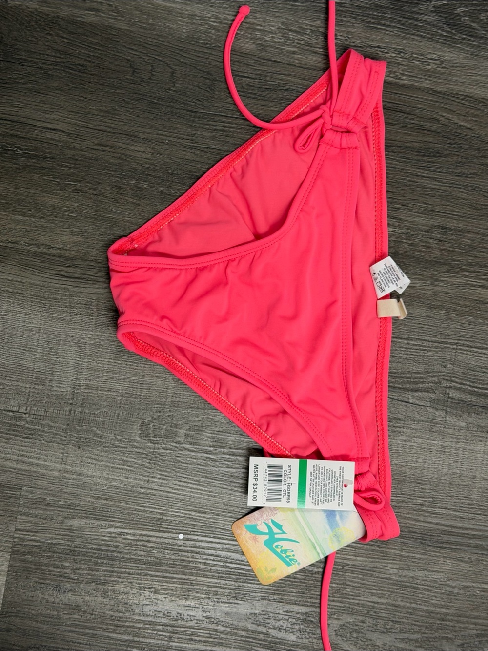 Hobie Hot Pink Tie-Side Bikini Bottom